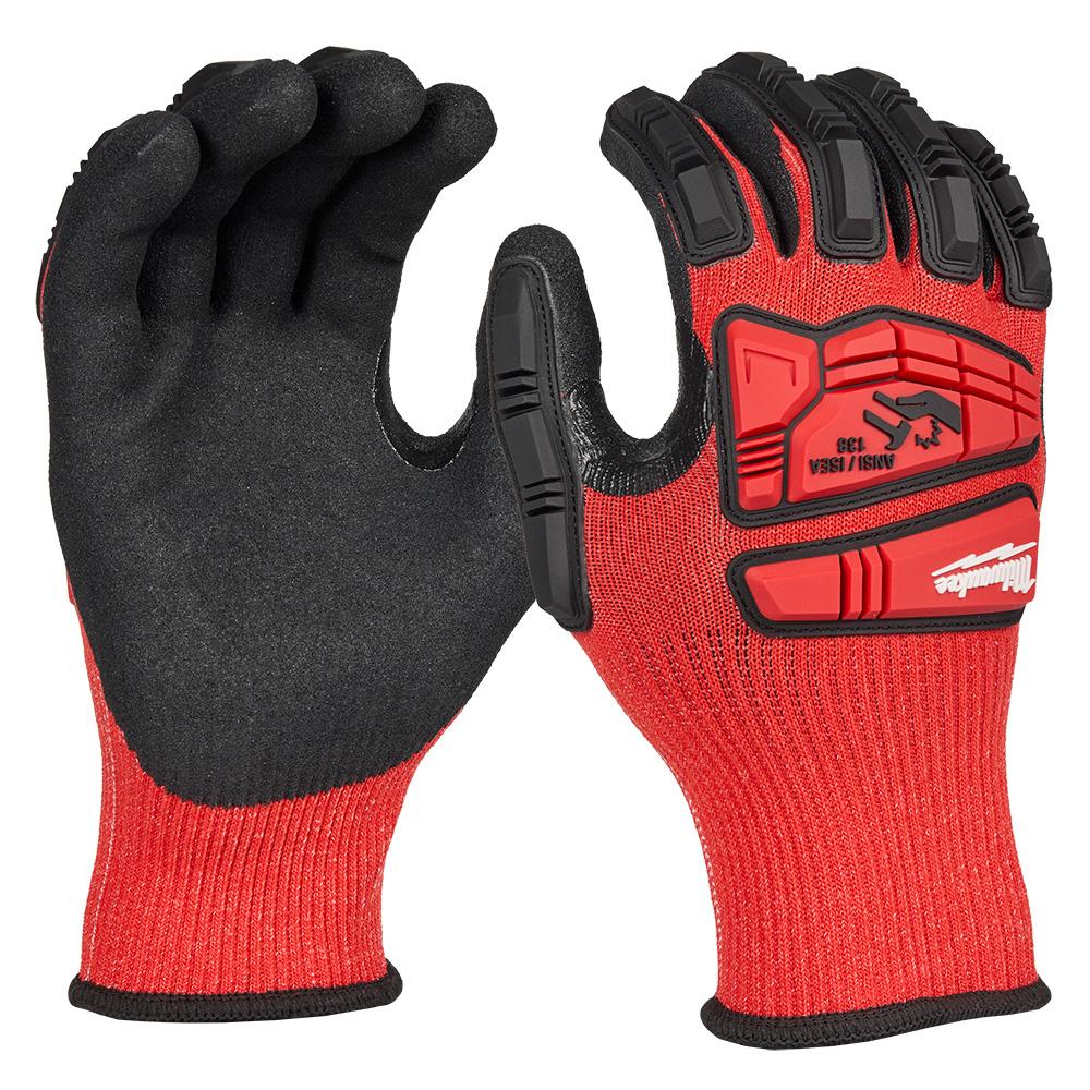 Milwaukee® 48-73-8132 Breathable Gloves, L, Nitrile Coating, Resists: Cut, ANSI Cut-Resistance Level: A3
